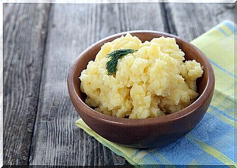 puree in a bowl