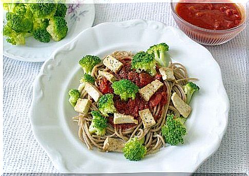 the pasta with broccoli