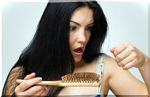 Hair loss when brushing