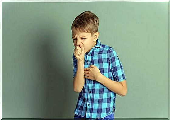 boy coughing