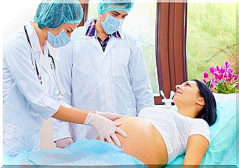 pregnant woman being examined